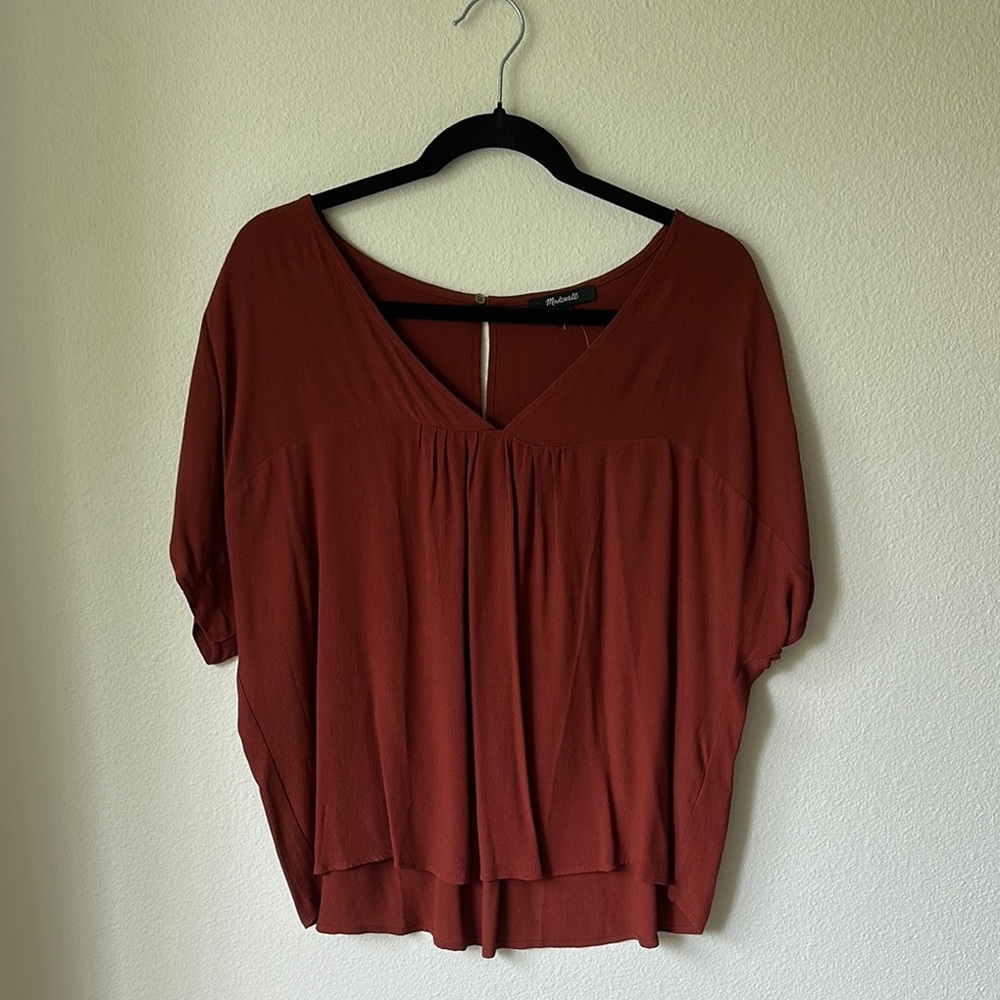 Women's Madewell Rust Top